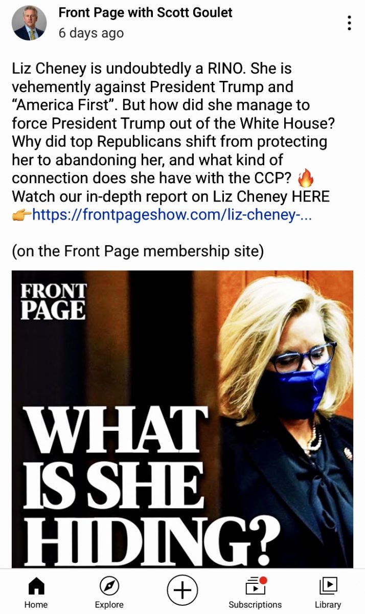 Cheney Booted For Serious Reasons