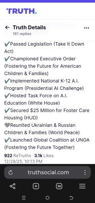 Melania Trump Accomplishments 2025
