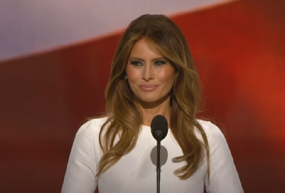 Melania Trump Donald_No_Hidden_Agenda Loves Country Very Much