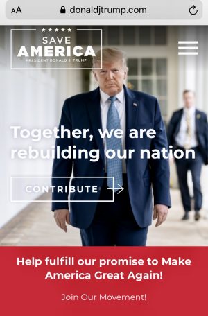 Save America The Peoples Movement donaldjtrump.com