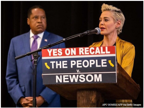 Rose McGowan Supports Elder For Governor Of California