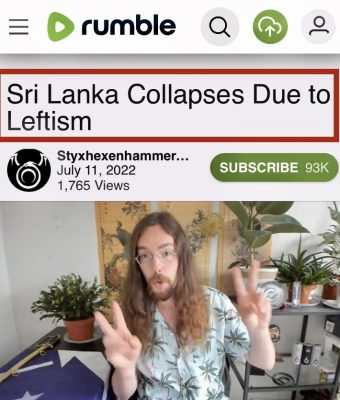 Leftism, Socialism Destroyed Sri Lanka