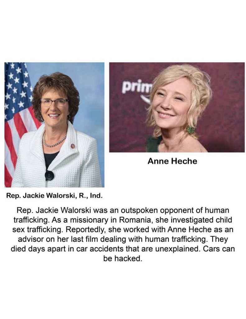 Anne Heche, Steven Hoffenberg, Jackie Walorski