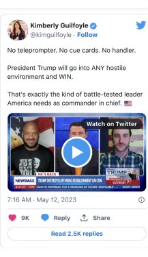 Kimberly Guilfoyle Tweet