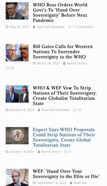 Globalist Demands