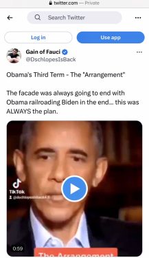 Obama Wants Third Term