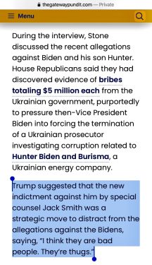 Trump Indictments Are Cover Ups