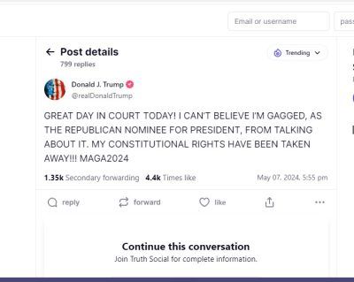 Trump Gagg Order