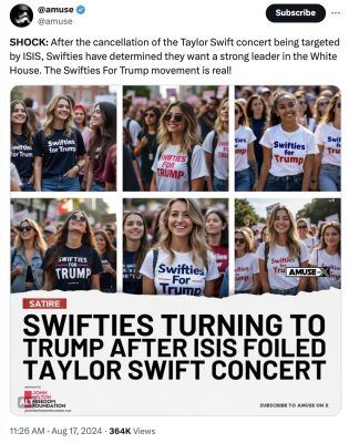 Swifties For Trump