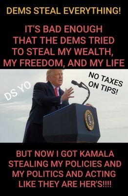 Harris Stealing Trump Platform
