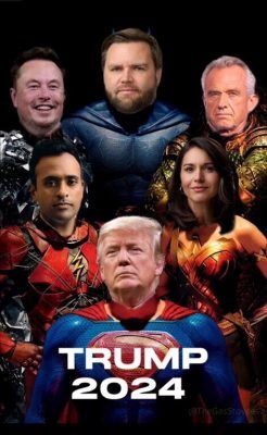 Musk, Trump, Kennedy, Ramamswamy, Gabbard, Vance