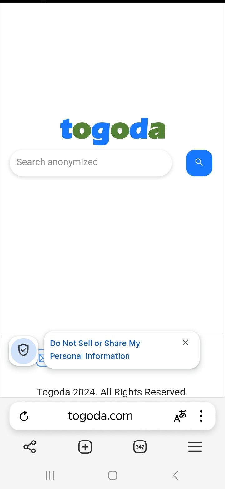 Togoda, Pro-Privacy, Browser