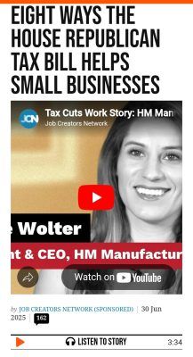 Small Business One Big Beautiful Bill