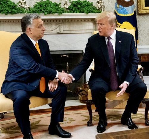 Trump, Viktor Orban, Hungary 