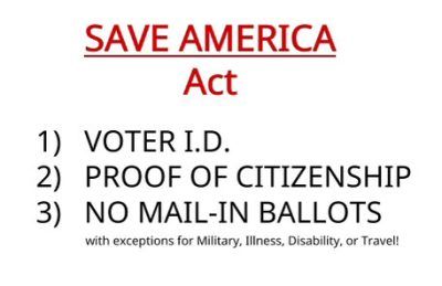 Save America Act 3 Requirements
