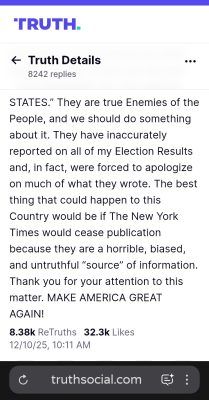 NY TIMES BULLYING TRUMP